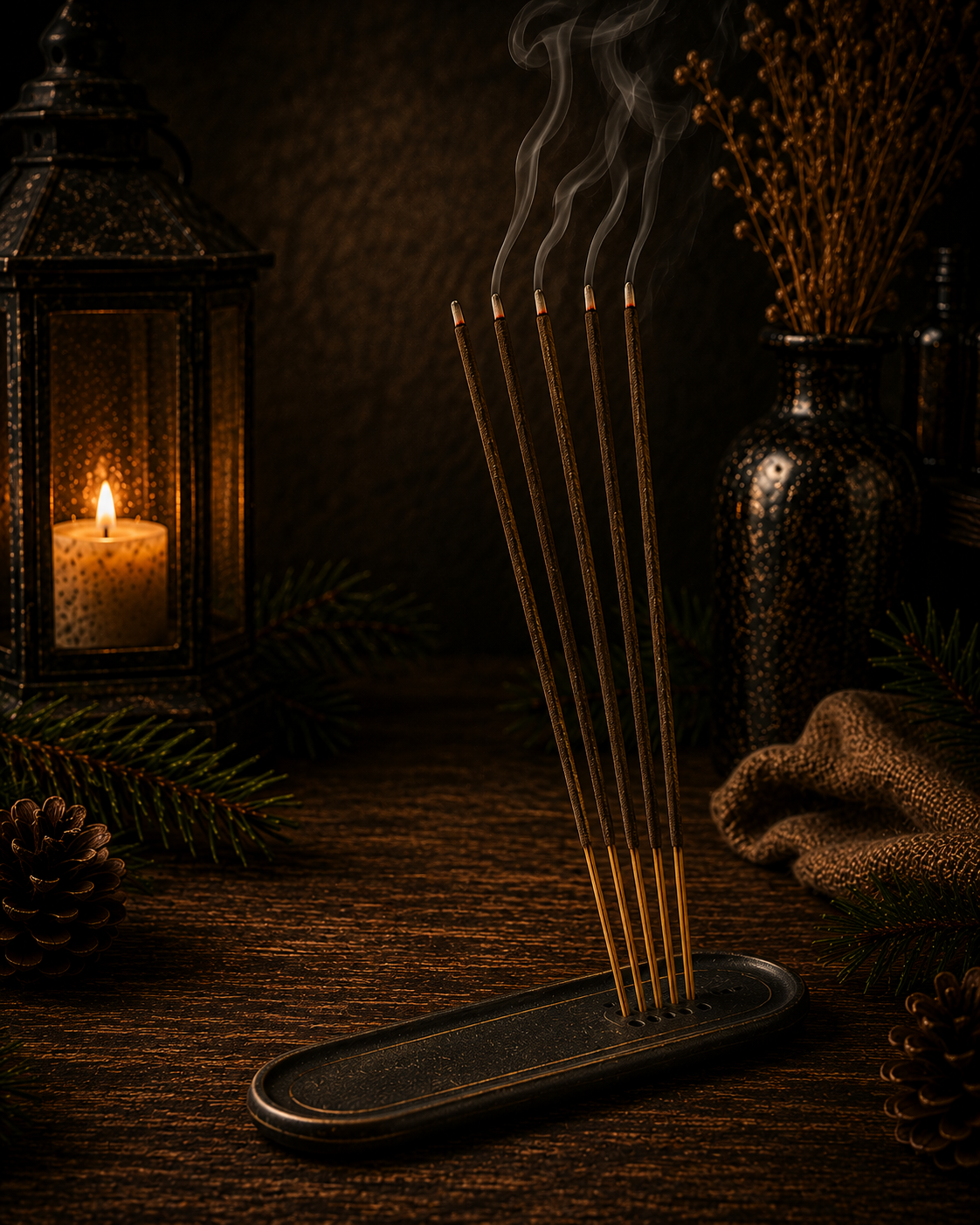 Hearthsmoke Incense 10 Hand-Dipped Incense Sticks